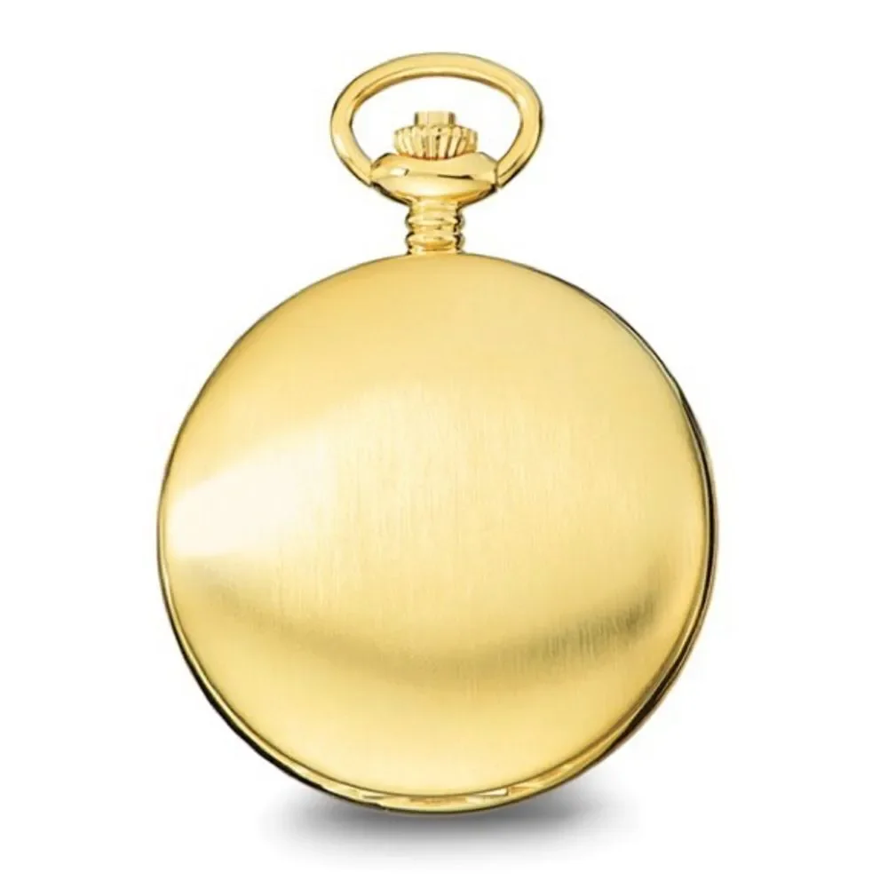 Charles Hubert IP-Plated Stainless Steel Pocket Watch